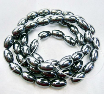 grey hematite drum 8x5mm AAAA