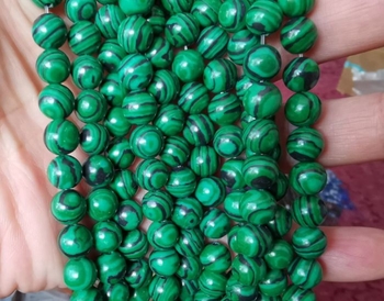 Malachite round 08mm AAA