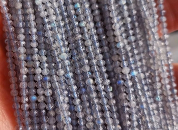 high quality 100% natural labradorite round faceted about 2.5mm AAA++