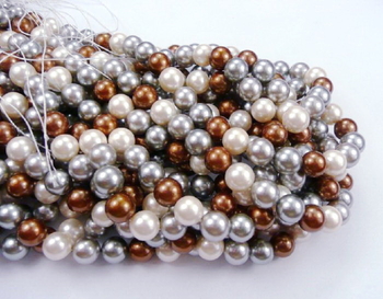 zcsilver  Multiple south sea shell Pearl round 06mm AAA