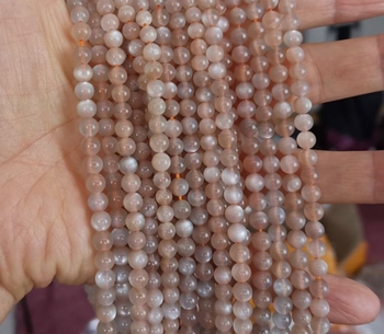 100% natural genuine gold sunstone round about 5mm AAA++