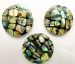 Abalone Shell coin pendant 40mm AAA