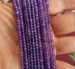 L high quality 100% natural Amethyst faceted round about 3.5mm AAA