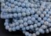 100% natural genuine blue angelite round 10mm AAA