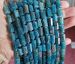 100% natural Blue  Apatite faceted tube about 13x9mmAAA
