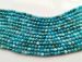 high quality 100% natural Blue Apatite round 5mm-5.5mm AAA