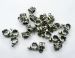 tibetan silver tube charm spacer conncectors 11x7mm