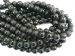 frosty striped black onyx round 14mm AAA