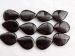 clearance-4 pcs black onyx pear teardrop l 40x30x10mm AAA