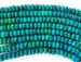 Dyed Chrysocolla rondelle 8x5mm AAA green blue