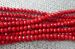 Red Crystal faceted rondelle 4x3mm AAA H