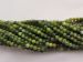 D olive green Malaysian jade round 04mm AAA