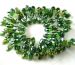 D green  Crystal teardrop faceted 12x06mm AAA 100p R