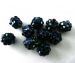 Dark Blue resin bracelet ball 10mm AAA