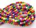 D Multi-coloured howlite round 06mm AAA