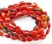 dreaming agate oval 14x10mm AAA orange red black