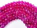 D Pink Agate round faceted 10mm AAA