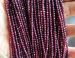 P 100%  natural red garnet round faceted about 2.5mm AAA
