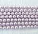 high quality L purple South Sea shell pearl round faceted 12mm AAA