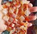 clearance-red Agate square about 13mm AAA