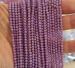 clearance--L 100% natural purple phosphosiderite round about 3.5mm AAA