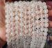 100% natural Clear rock crystal quartz round 10mm-10.5mm AAA snow quartz