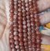 100% natural genuine Sun Stone Sunstone round about 6mm AAA dark orange