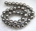 grey silver Crystal round 10mm AAA