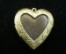 clearance--2p anitque gold Plated copper blank heart pendants lockets 42x40mmAAA