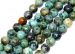 high quality 100% natural African Turquoise round 10mm-11mm  AAA