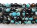 e Blue Fire china Agate round faceted 10mm AAA