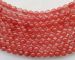 cherry quartz round faceted 10mm AAA pink