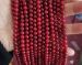 D orange red Malaysian jade round 06mm AAA coral like