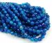 e Blue Agate round faceted 08mm AAA