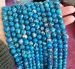 genuine e blue sea sediment Jasper round 10mm AAA Imperial treated natural