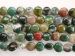 Fancy Jasper coin 10mm AAA green brown purple