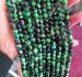 green Fire china Agate round faceted 08mm AAA