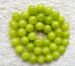 light olive green Malaysian jade round 10mm AAA