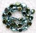 high quality Green Silver Crystal oval faceted 12x09 AAA