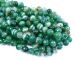 Green Striped Agate faceted Round 10mm AAA