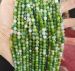 green Fire Agate round faceted 6mm AAA