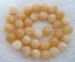 yellow honey jade round 12mm AAA