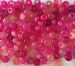 pink  Agate Big Hole Bead Fit Charm Bracelet beads 13x07mm AAA