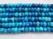 blue crazy lace agate rondelle faceted 12x8mm AAA