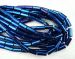 blue Hematite tube 8x4mm AAA