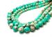 pressed amazonite blue green sea sediment Jasper round 4mm AAA Imperial