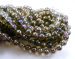 mystic AB coated light smokey Quartz round 10mm AAA