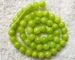 Light olive green Malaysian jade round 6mm AAA