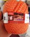 92% natural sheep wool 8% silk yarn 2.75mm orange grade 1 quality 100g