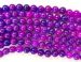 21'' blue purple jasper round 6mm bracelet AAA